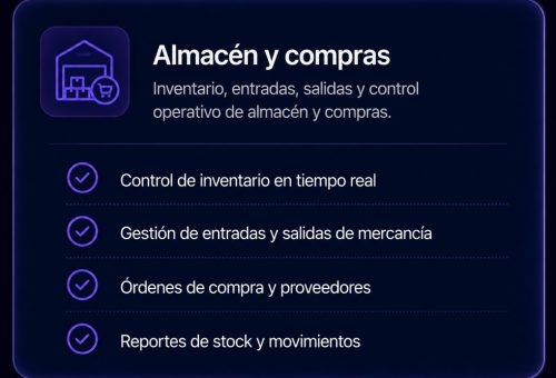 compras y almacen