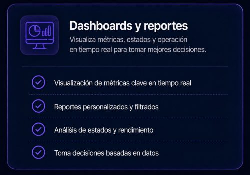 dashboard y reportes